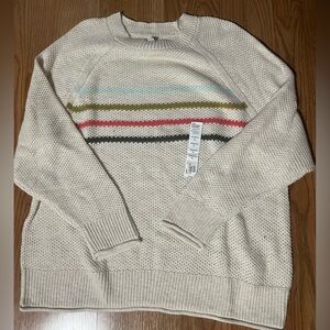 Sonoma Women's Multicolor Striped Sweater